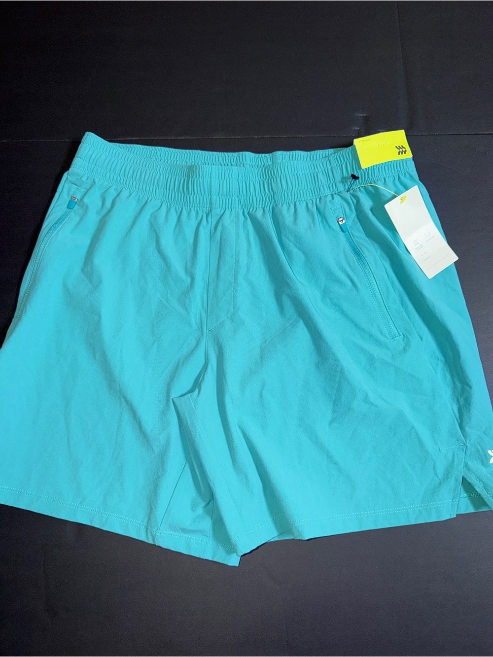 all in motion Men's Athletic Shorts in Teal Blue